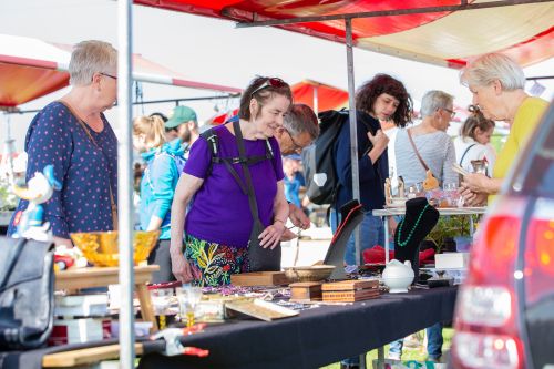 Vlooienmarkt Elst (Overbetuwe) : Animo vlooienmarkt