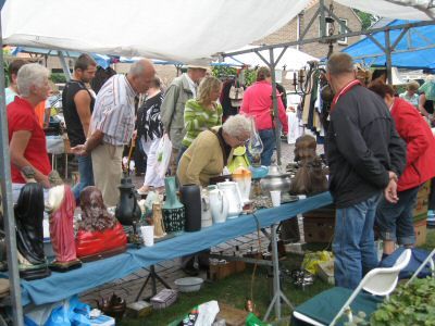 Vlooienmarkt Elst (Overbetuwe) : Animo vlooienmarkt
